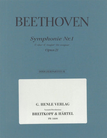 BEETHOVEN LUDWIG VAN - SYMPHONIE NR. 1 C-DUR OP. 21 - ORCHESTRA