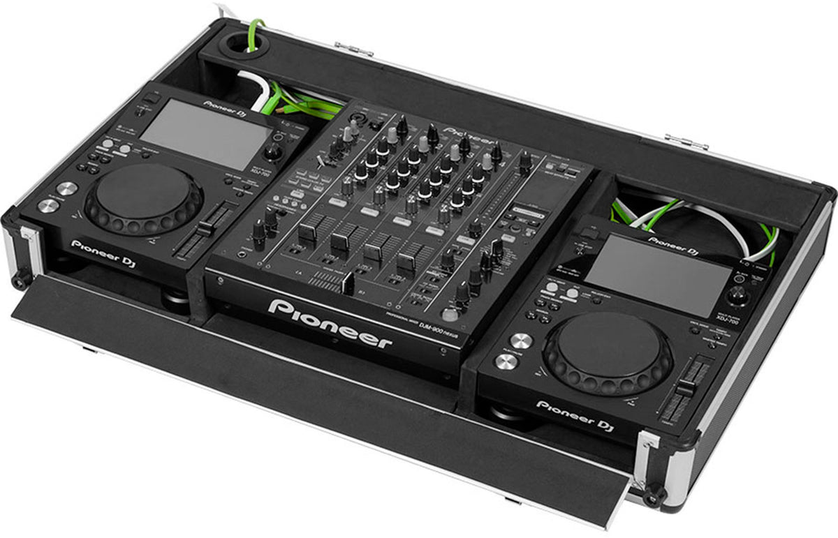 Koffer für Regie 10 / 12'' XDJ700 und DJM750 Silber
