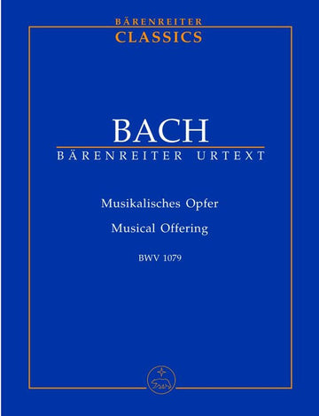 BACH J.S - MUSIKALISCHES OPFER BWV 1079 - STUDIENPARTITUR