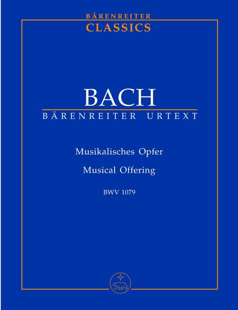 BACH J.S - MUSIKALISCHES OPFER BWV 1079 - STUDIENPARTITUR