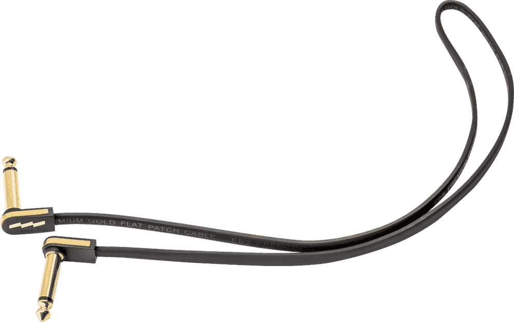 EBS Gitarren-Patchkabel 58cm Kompakt Gold