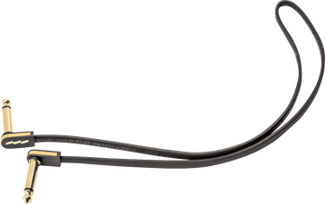 Gitarren-Patchkabel 58cm Kompakt Gold