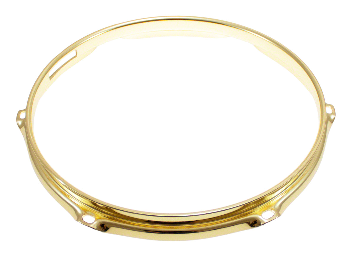 Spannreifen 10" 6 Spannschrauben Snare-Seite Gold Super Triple Flange 2.3mm
