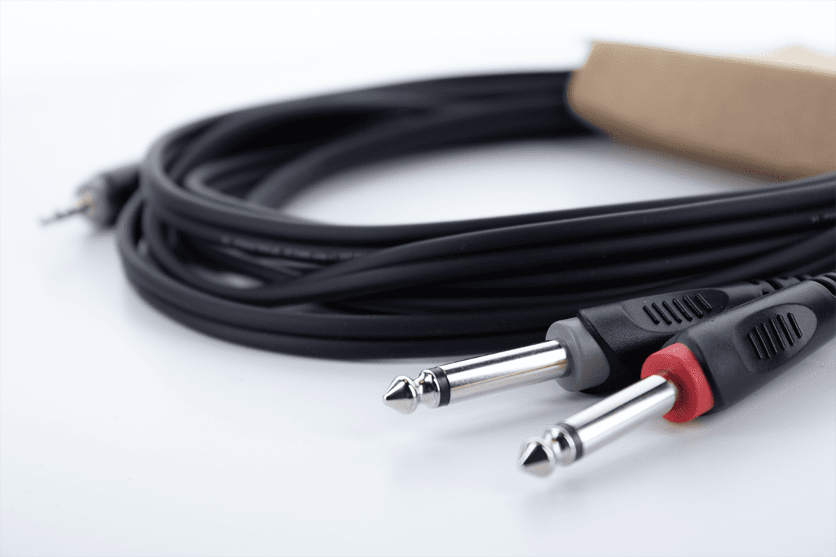 Y-Kabel Stereo-Mini-Klinke / 2 Mono-Klinken 5 M
