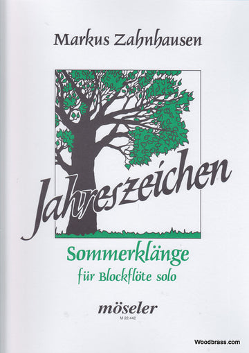 Zahnhausen M. - Jahreszeichen N° 2 (sommerklange) - Flute A Bec