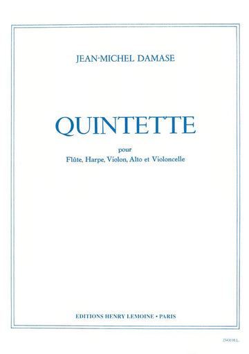 Damase Jean-Michel - Quintette Op.2 - Flute He Violon Alto Violoncelle