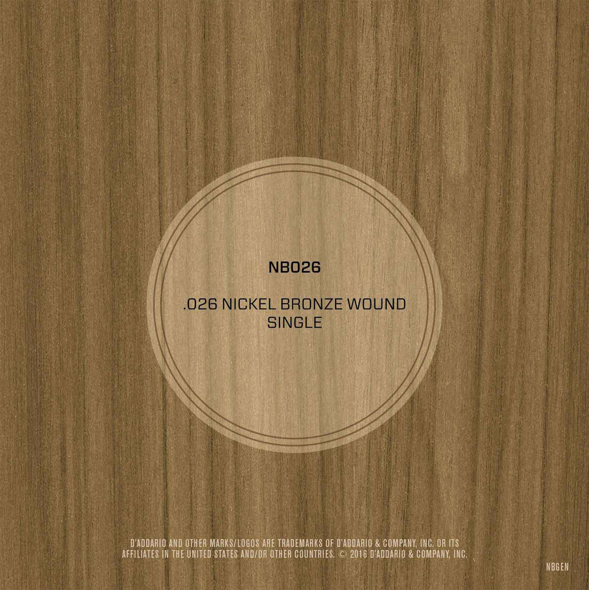 STRING ONLY FOR ACOUSTIC GUITAR NB026 NICKEL BRONZE NET .026