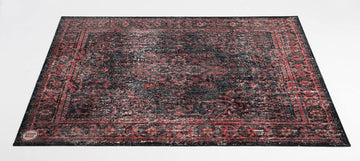 VPCLB-BLR Teppich Vintage Persian Club Series 1.63 X 1.42M Rutschfest Schwarz Rot