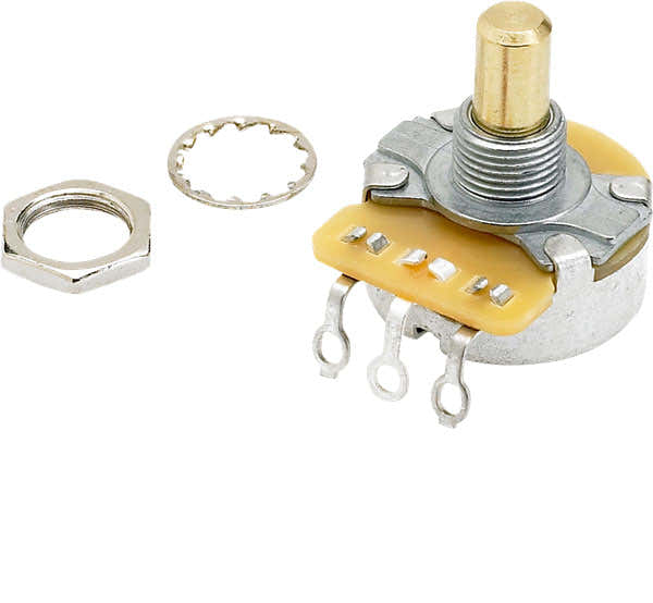 Fender PURE VINTAGE 250K SOLID SHAFT POTENTIOMETER WITH MOUNTING HARDWARE