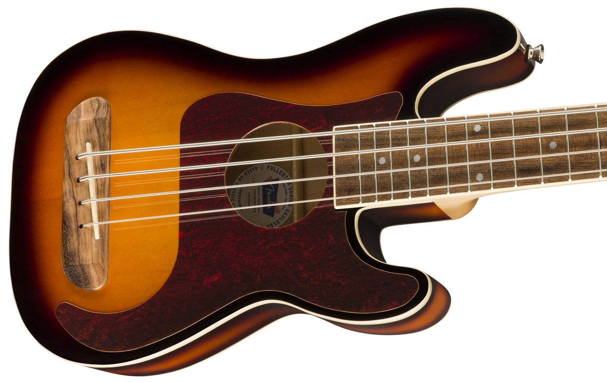 Precision Bass Fullerton Uke WN 3-farbiger Sunburst