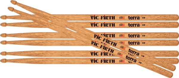 Vic Firth PACK 4 PAIRS 5B AMERICAN CLASSIC TERRA