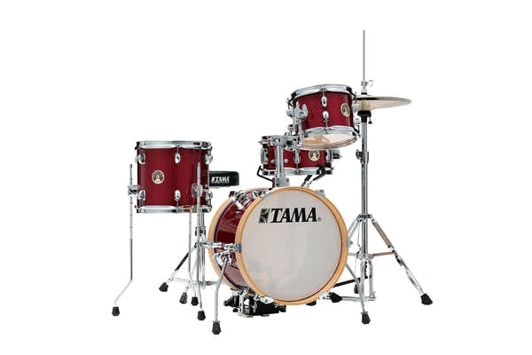 Tama CLUB-JAM FLYER COMPLETE KIT WITH 14" BASS DRUM CANDY APPLE MIST