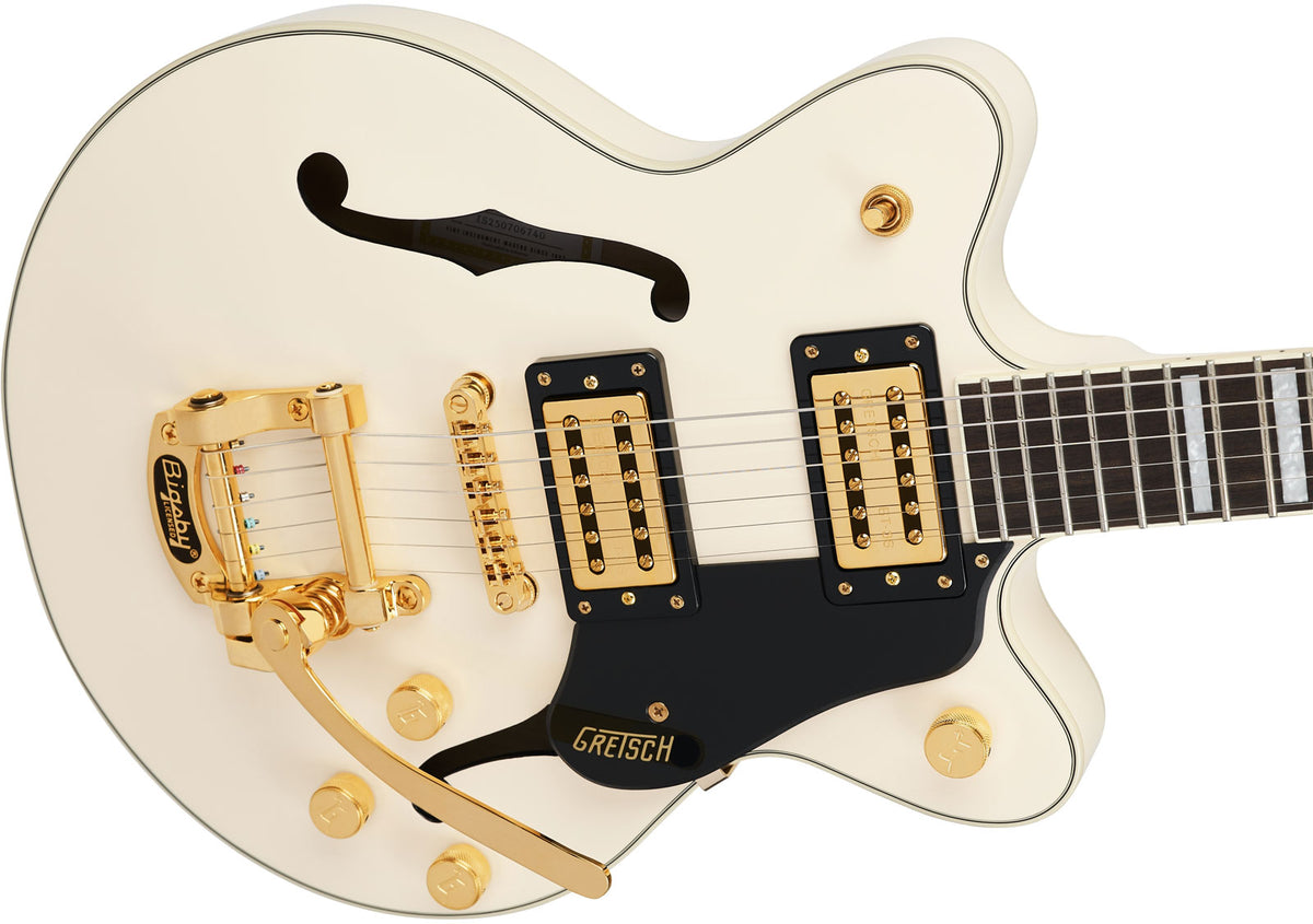 G2655TG Streamliner Center Block Jr. Bigsby LTD LRL Vintage Weiß