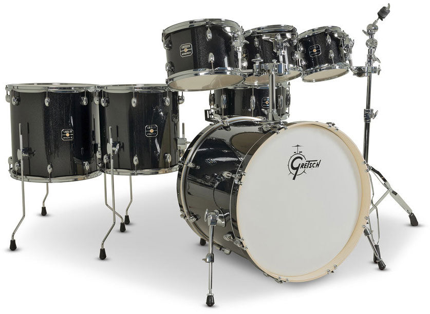 Drum-Set Energy Black Sparkle
