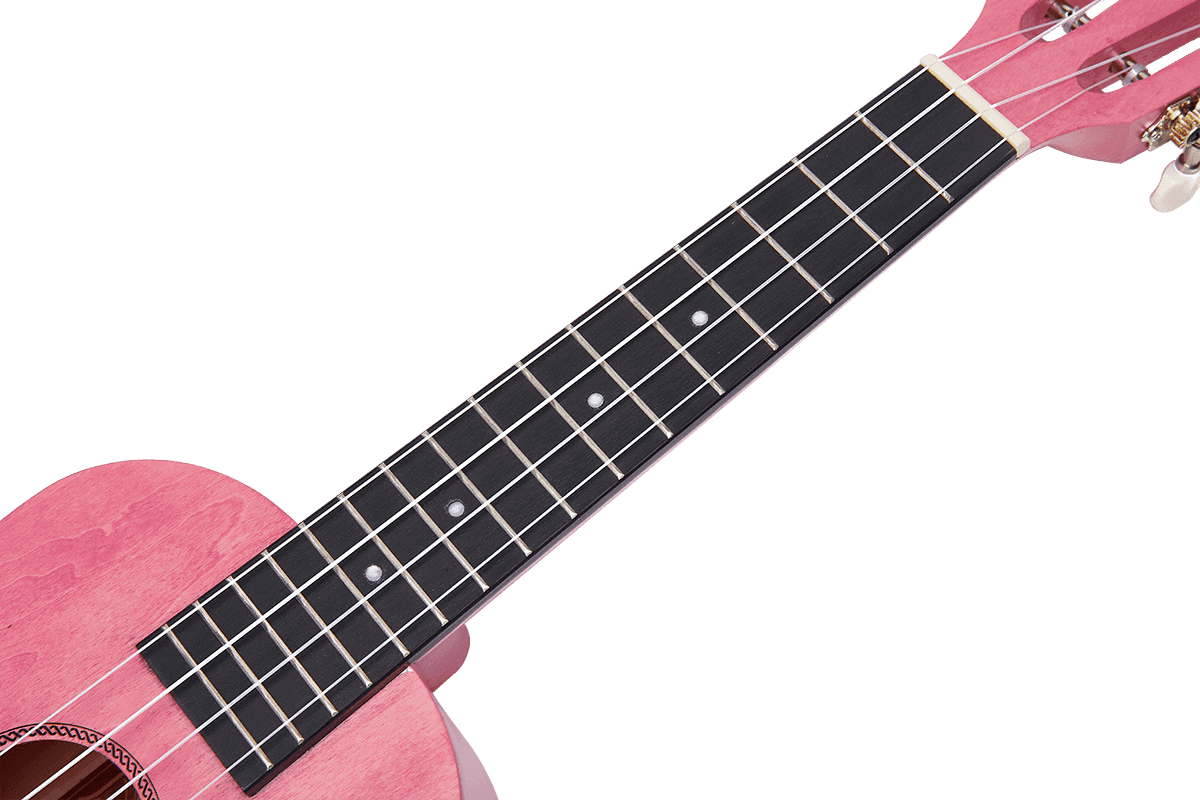 Ukulele Island Concert Coral Pink + Hülle