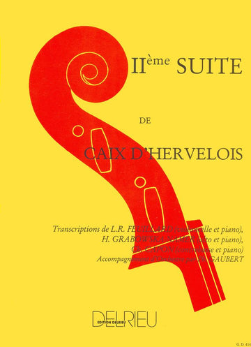 CAIX D'HERVELOIS LOUIS - SUITE N°2 - VIOLONCELLE PIANO