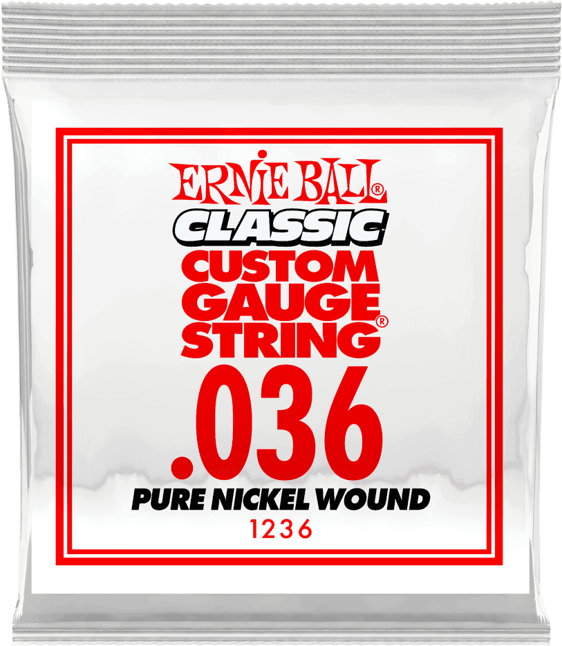 .036 CLASSIC PURE NICKEL WOUND ELECTRIC GUITAR STRINGS