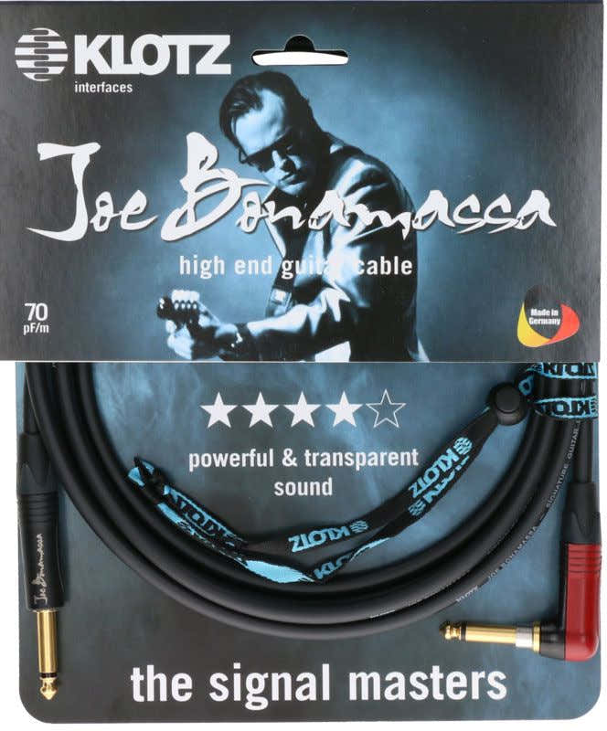 Joe Bonamassa Gitarre 3M Mono-Klinke - Silent Plug Gewinkelt,