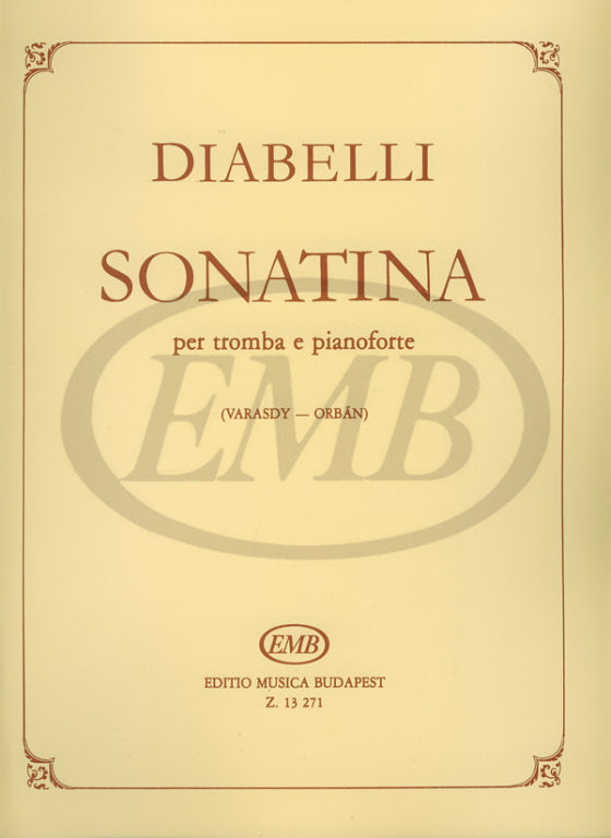EMB (Editio Musica Budapest) Diabelli - Sonatina Op.151 N 1 - Trumpet And Piano