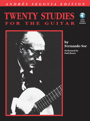 Fernando Sor - Twenty Studies For Guitar + Audio En Ligne - Guitar