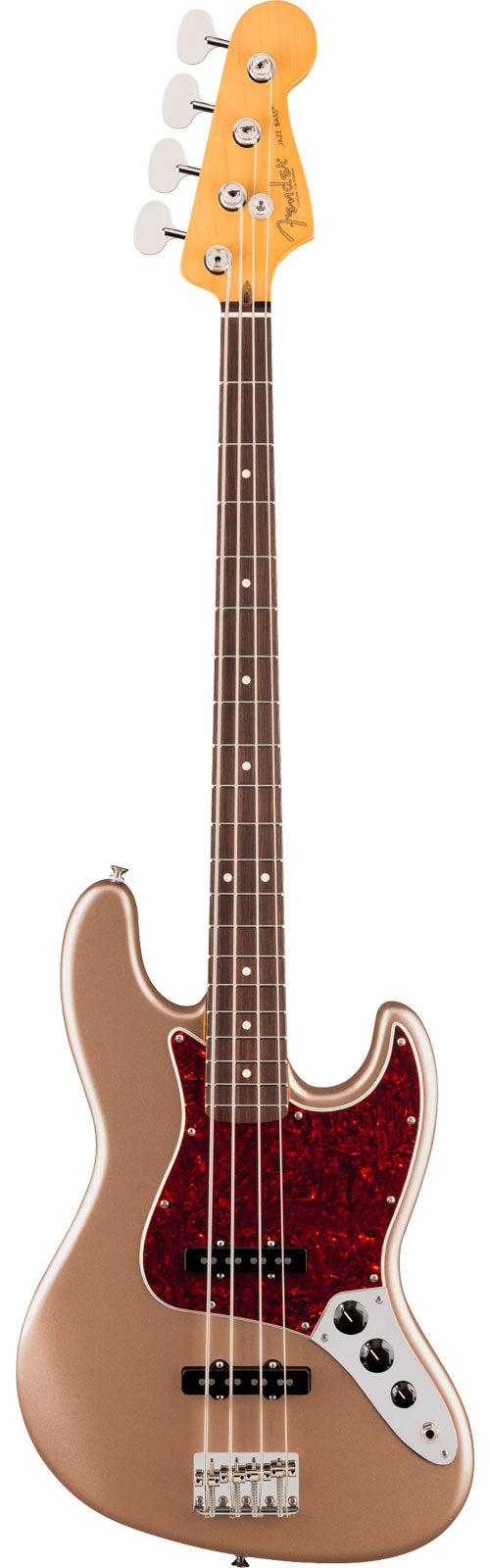American Professional Classic Jazz Bass RW Verblasstes Firemist Gold