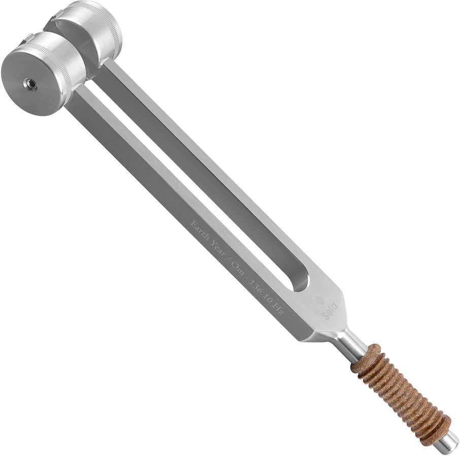 Professionelle therapeutische Stimmgabel - Erdjahr / Om 136,10 Hz