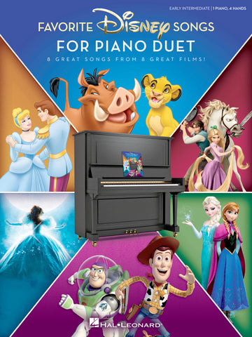 Beliebte Disney-Lieder für Klavierduett