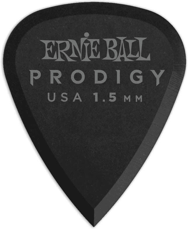 Ernie Ball Prodigy Plektren Beutel Mit 6 Schwarz 1,5Mm