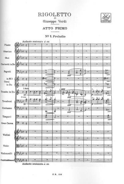 Verdi G. - Rigoletto - Partitur