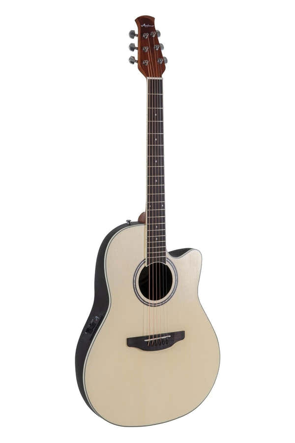 E-Akustikgitarre Traditional Ab24 Mid Cutaway Natural Satin