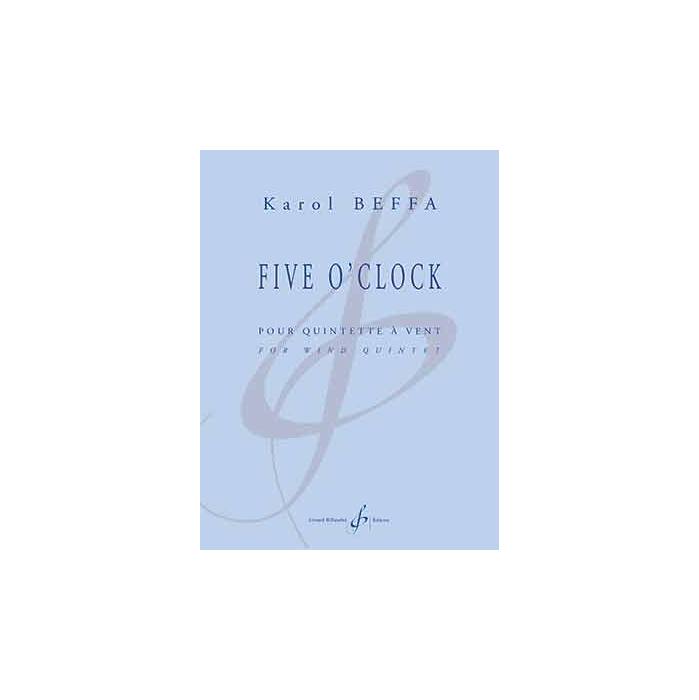 Billaudot Beffa Karol - Five O'clock - Quintette A Vents