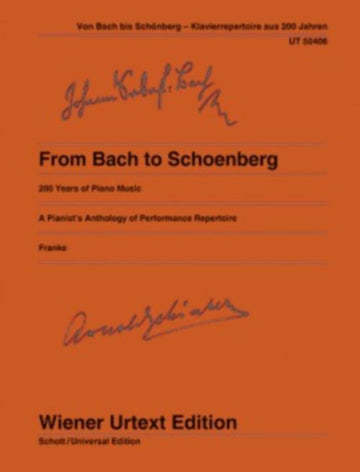 FROM BACH TO SCHOENBERG - 200 YEARS OF PIANO MUSIC