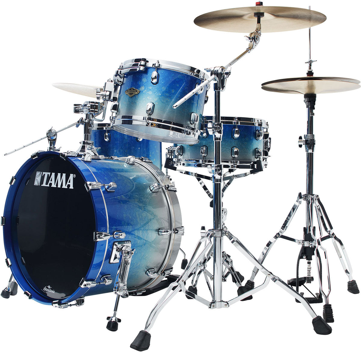 Starclassic Walnut/birch Fusion 20 Geschmolzener Blau-Eis-Verlauf