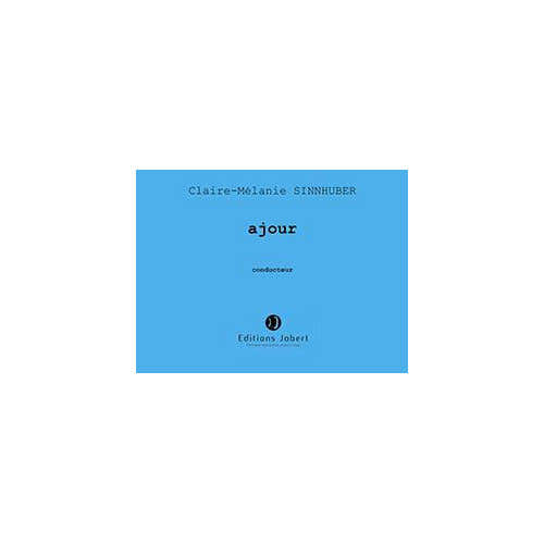 Sinnhuber - Ajour - Flûte et Électronique