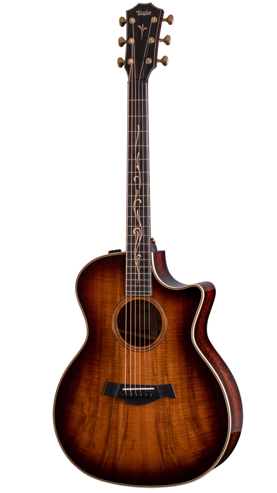 K24ce Hawaiianisches Koa Schattiertes Edgeburst Grand Auditorium