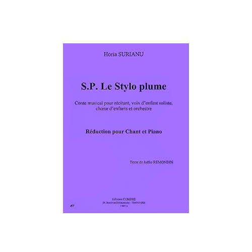 Surianu - S. P. Le Stylo PLUME-cht/po - Chant et Piano