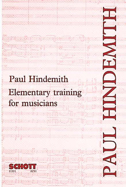 HINDEMITH PAUL - Elementarlehrgang für Musiker