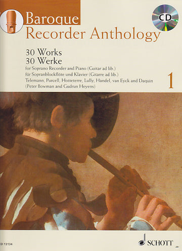 BOWMAN P./ HEYENS G. - BAROQUE RECORDER ANTHOLOGY VOL.1 + CD