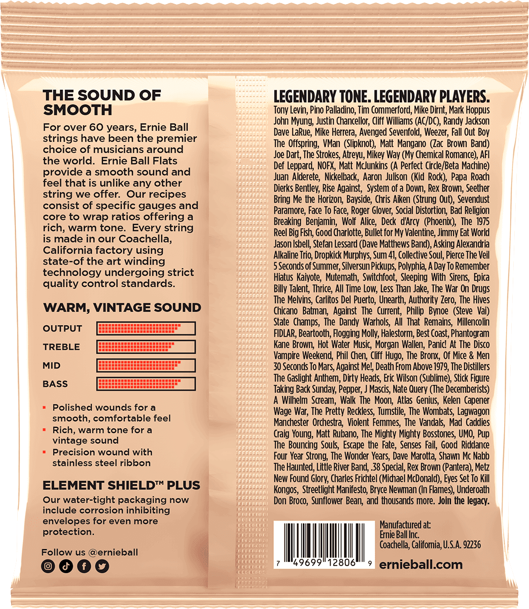 ELECTRIC BASS STRINGS 45-100 2806
