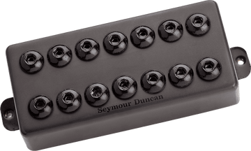 INVADER 7 STRINGS HUMBUCKER BRIDGE BLACK METAL CAP