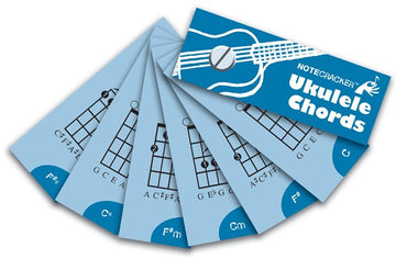 NOTECRACKER UKULELE CHORDS UKE CARDS - UKULELE