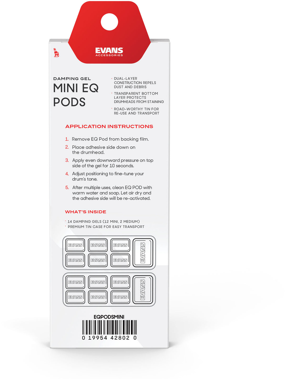 EVANS Mini EQ Pods