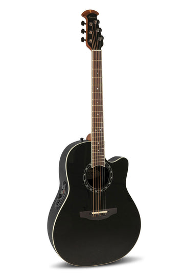 E-Akustikgitarre Pro Series Standard Balladeer Deep Contour Black