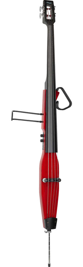 EDB-3/4 TR 3/4 Elektrischer Kontrabass Edb TR Transparentrot Mit Tasche