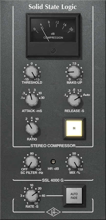 UAD SSL 4000 G Bus-Kompressor
