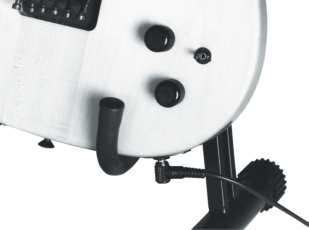 QL791 ELECTRIC GUITAR/BASS STAND ADJUSTABLE BLACK