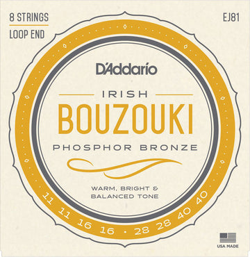EJ81 Saiten für irische Bouzouki