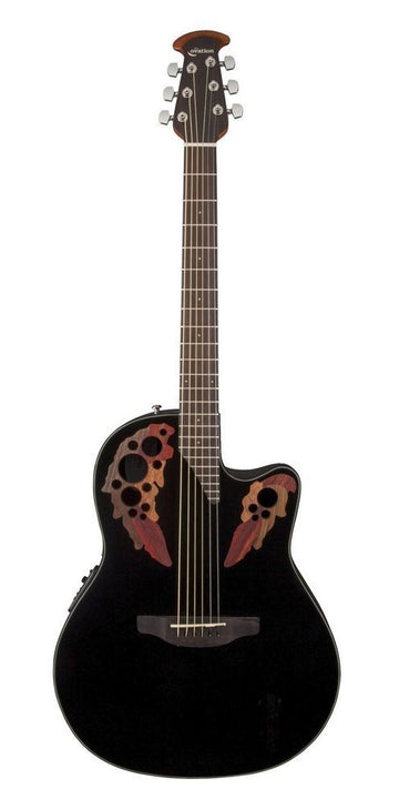E-Akustikgitarre Celebrity Elite Mid Cutaway Black