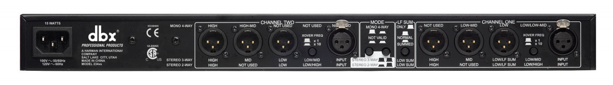 234XS - STEREO ACTIVE FILTER