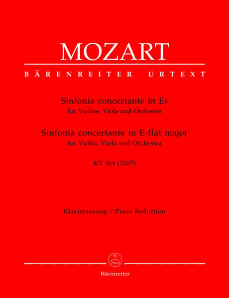 Moz W.A. - Symphonie Concerte En Mib Majeur Kv 364 (320D) - Violon Alto Pian0